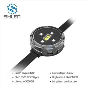 Kültéri dekoráció Színes DMX512 Rgbw pontszerű fényforrás