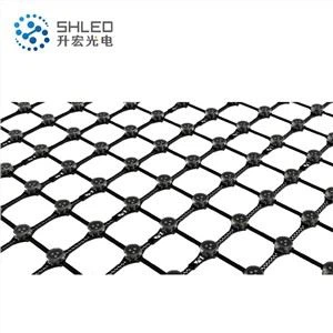 Kültéri rugalmas rácsos kijelző képernyő puha média kijelző képernyő