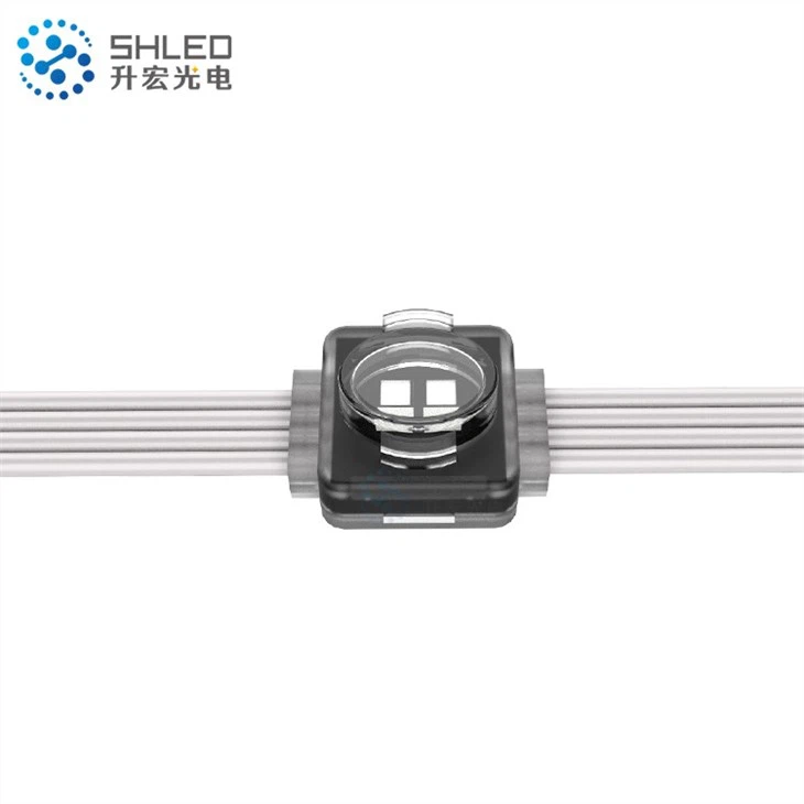 LED pontforrású homlokzati világítás